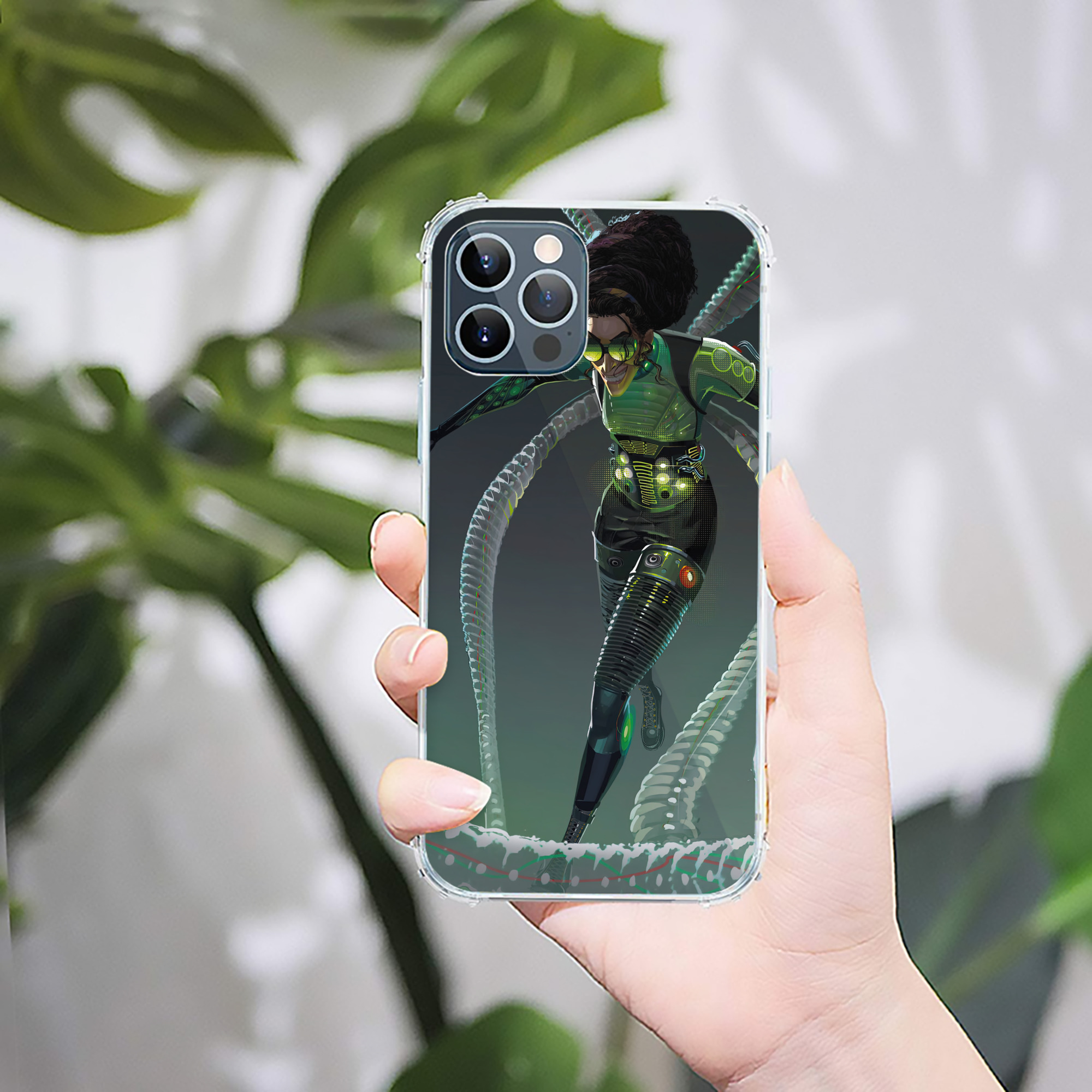 （画像用） Spider Man スパイダーマン 【iPhone 12シリーズ対応】透明スマホケース（クリアソフトケース）